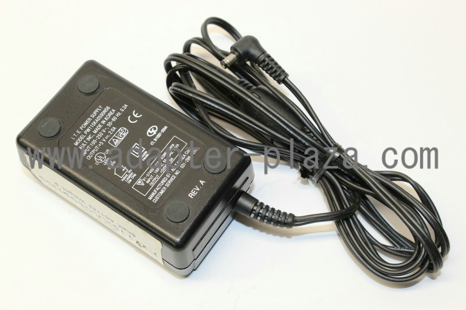 New Ault PW115KA0500N56 ITE Power Supply 5V 2A AC Adapter Transformer Charger